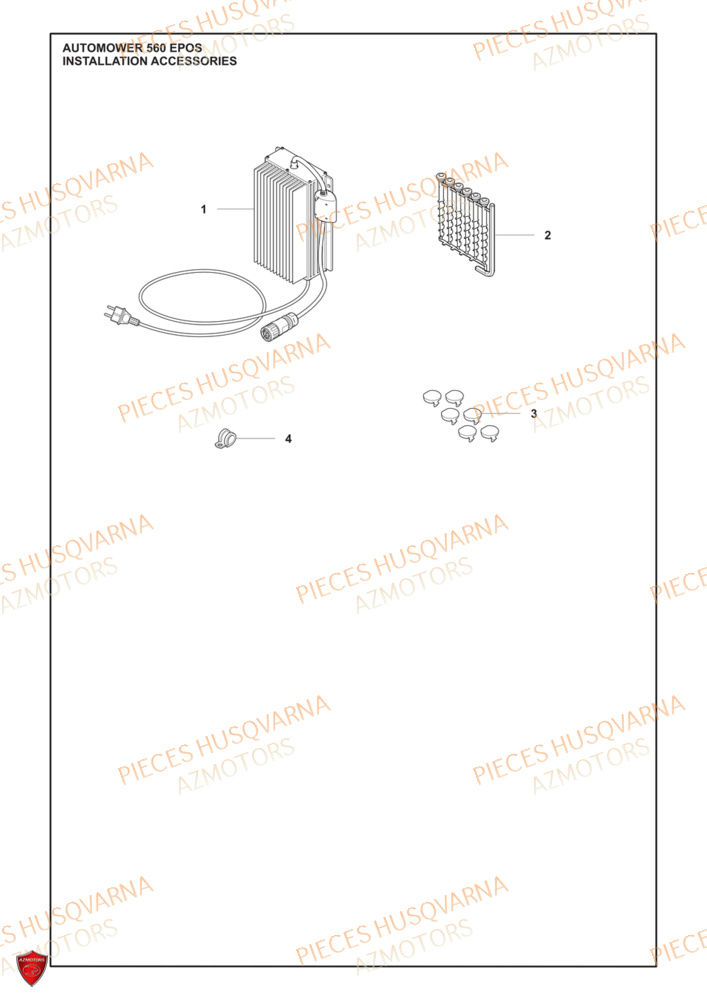 Accessoires D Installation HUSQVARNA PIECES 560 EPOS ROBOT TONDEUSE HUSQVARNA