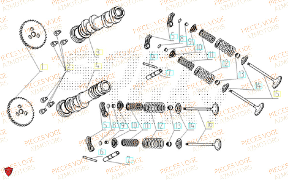 Arbre A Came VOGE Pieces VOGE 625R EURO 5+
