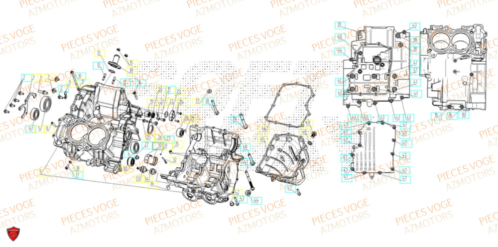 Carter VOGE Pieces VOGE 625R EURO 5+