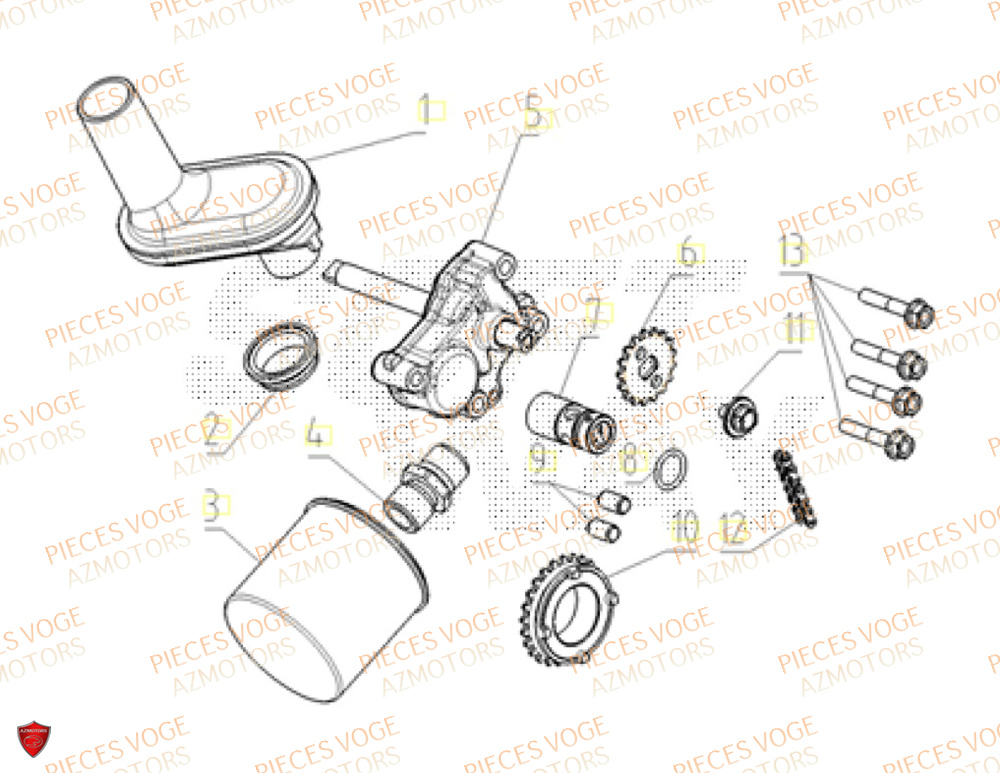 Pompe A Huile VOGE Pieces VOGE 625R EURO 5+