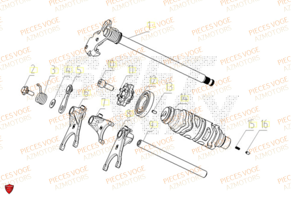 Selection VOGE Pieces VOGE 625R EURO 5+