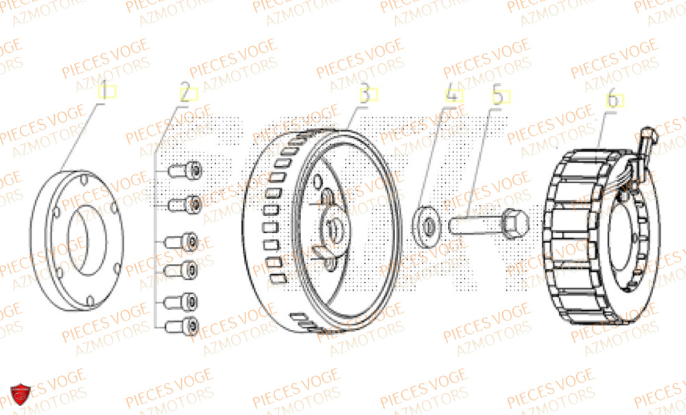 Stator VOGE Pieces VOGE 625R EURO 5+
