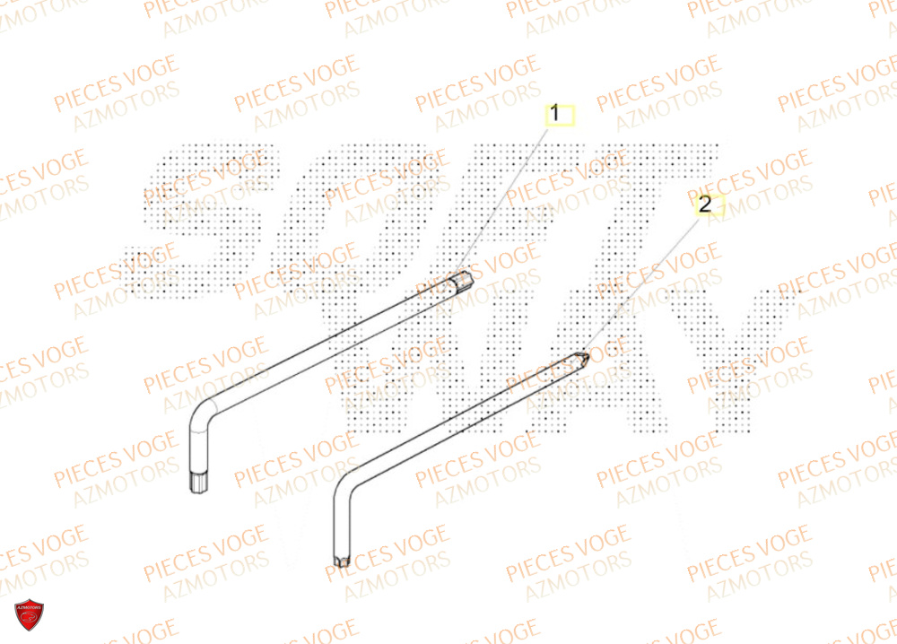 Outils VOGE Pièces VOGE 800 DS RALLY EURO5+