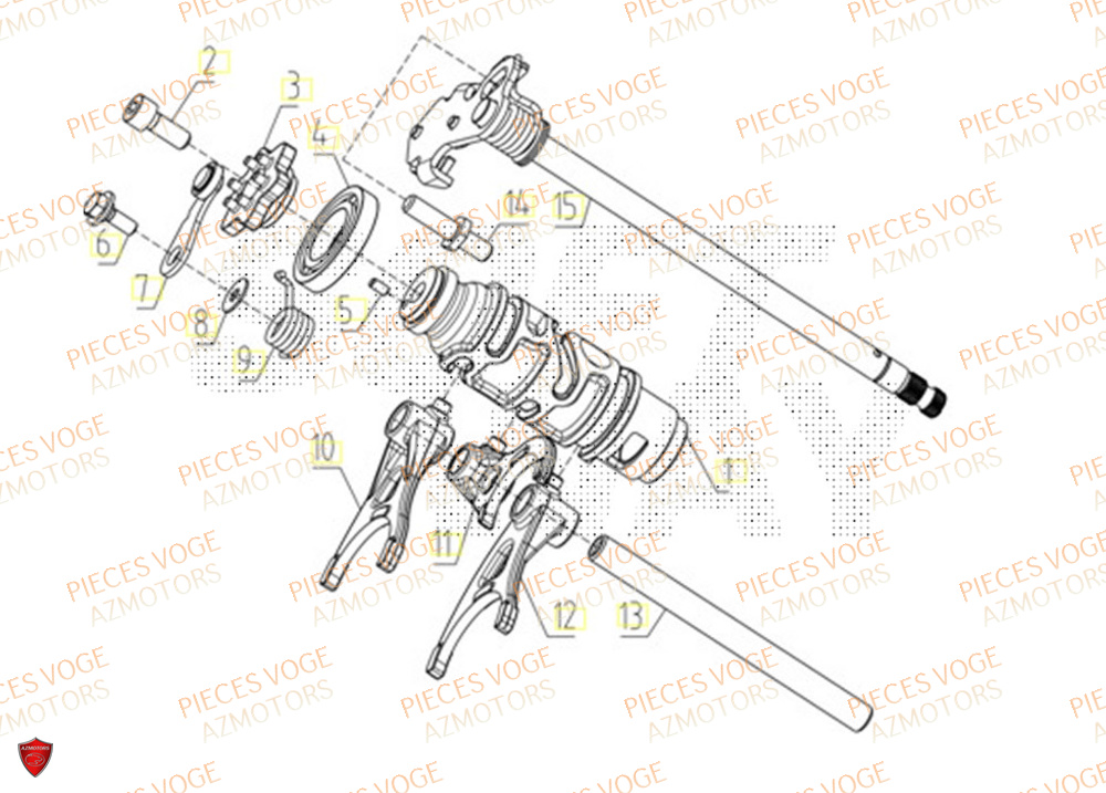 Selection VOGE Pièces VOGE 800 DS RALLY EURO5+