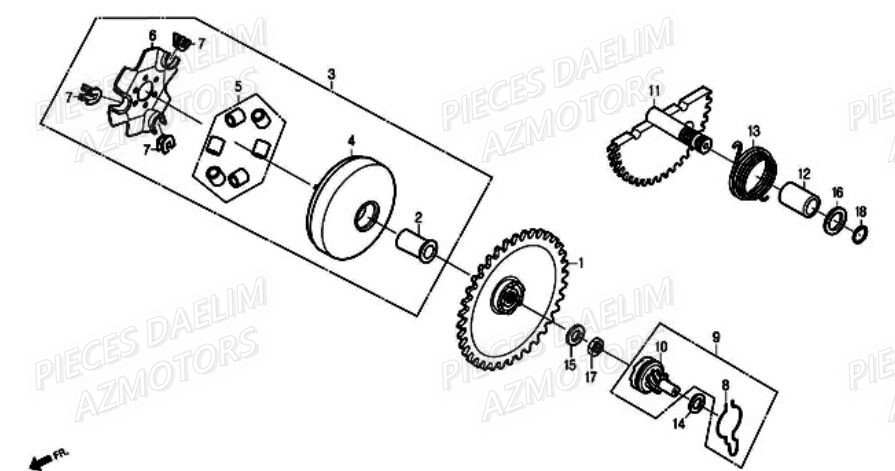 JOUE MOBILE DAELIM A FOUR 50CC 06