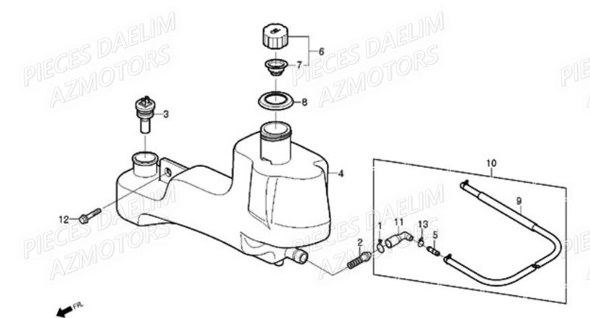 RESERVOIR D HUILE DAELIM A FOUR 50CC 07