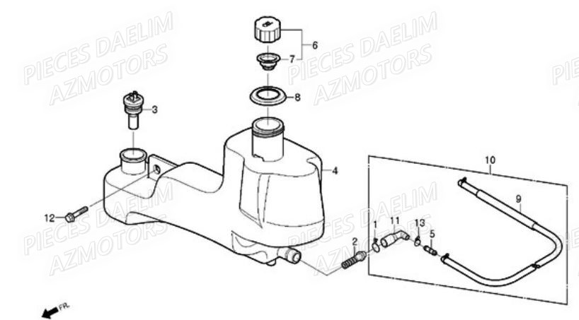 RESERVOIR D HUILE DAELIM A FOUR 50CC 08