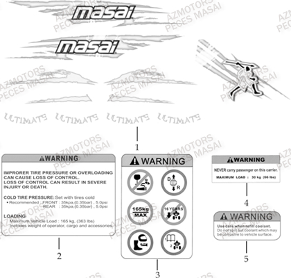 AUTOCOLLANTS AZMOTORS A333