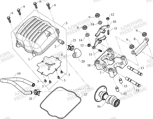 Culbuteurs AZMOTORS Pièces Quad A333 - A333 ULTIMATE