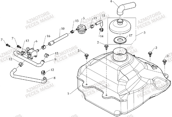 RESERVOIR AZMOTORS A333