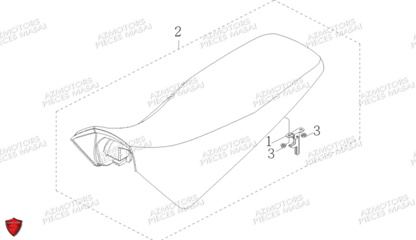 SELLE AZMOTORS A50XL