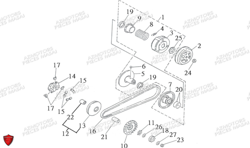 VARIATEUR AZMOTORS A50XL