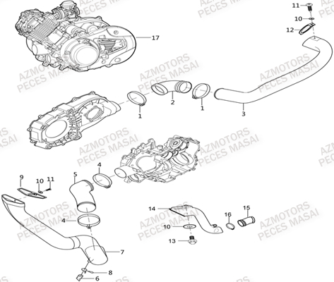 ADMISSION D AIR AZMOTORS A550IX A550IX EPS