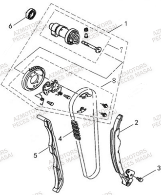 Distribution MASAI Pièces Quad A550IX ET A550IX EPS