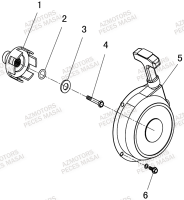 Lanceur MASAI Pièces Quad A550IX ET A550IX EPS