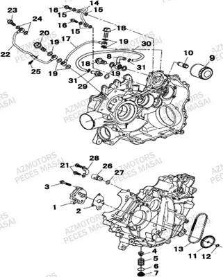 POMPE A HUILE pour A550IX A550IX EPS