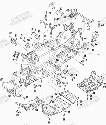 CHASSIS pour A550I A550I EPS