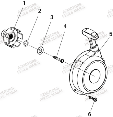 Lanceur MASAI Pièces Quad A550i INFINITE et A550i EPS