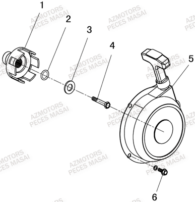 Lanceur AZMOTORS Pièces Quad A550i INFINITE et A550i EPS