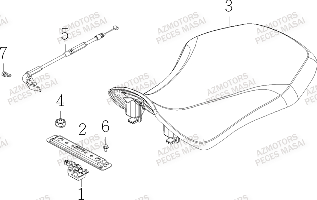 SELLE AZMOTORS A750 INFINITE