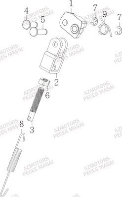 VERROU CHANGEMENT VITESSES AZMOTORS A750 INFINITE