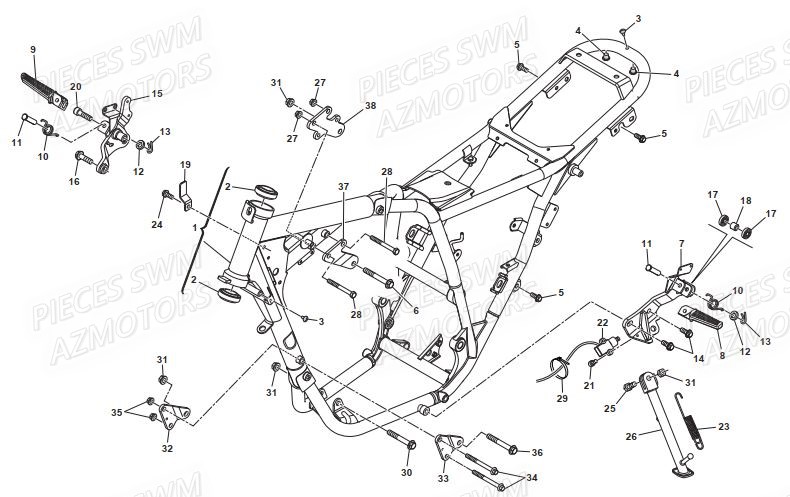 CHASSIS SWM ACE OF SPADES 440