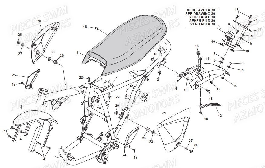 Selle SWM Pieces SWM Origine ACE OF SPADES 500 (2019)
