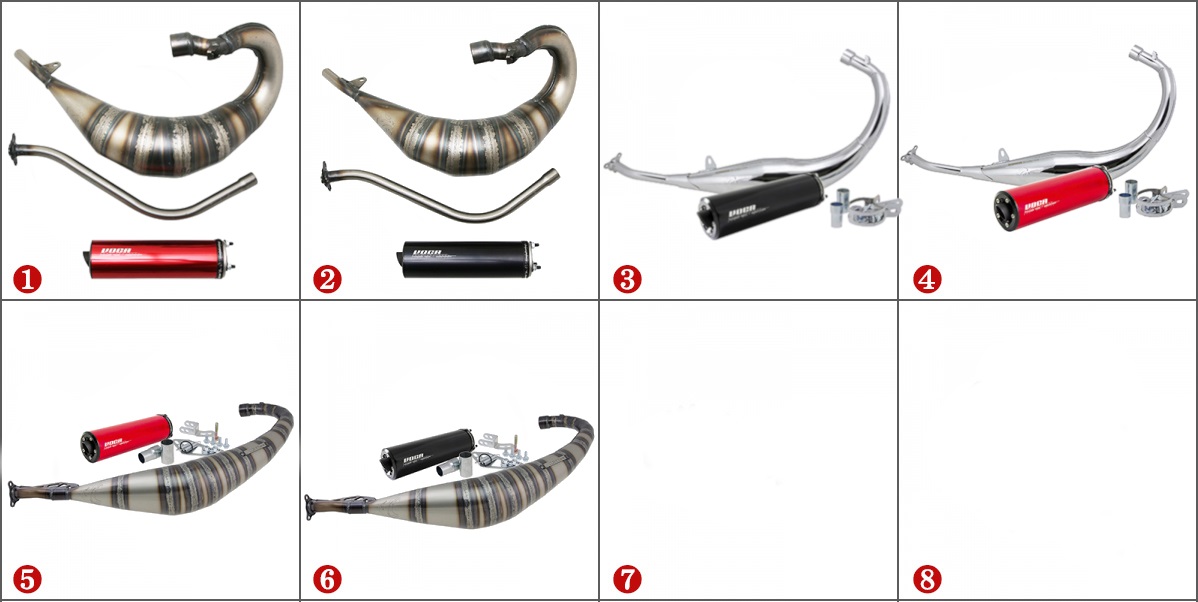 Echappement Voca BETA PIECES ACCESSOIRES ADAPTABLES BETA RR / SM 50 ADAPTABLE