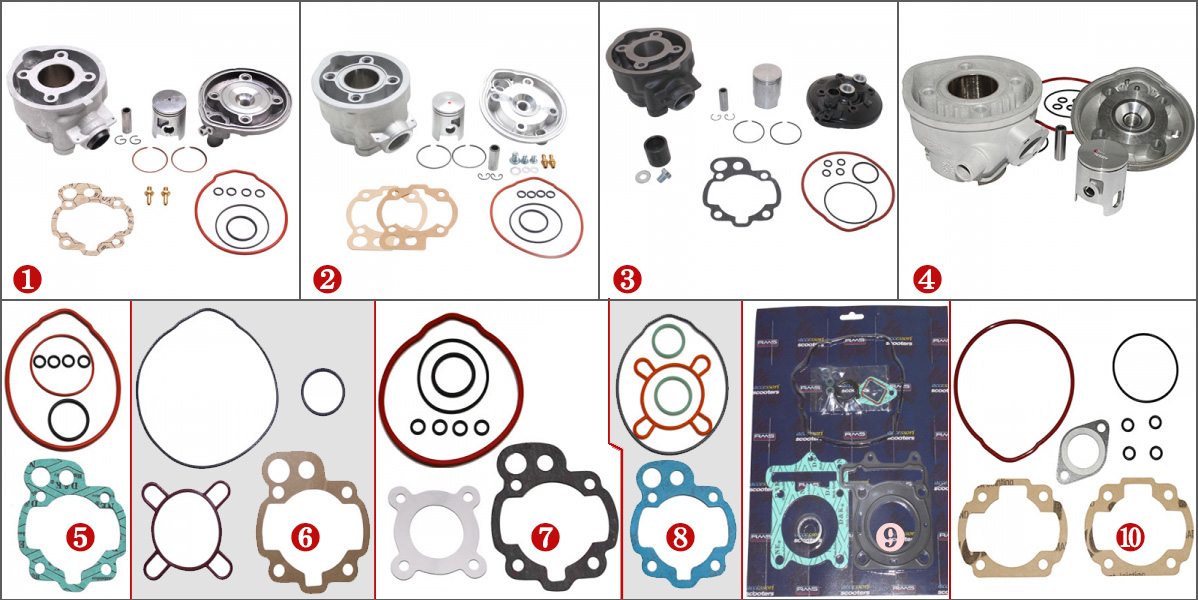 Haut Moteur BETA PIECES ACCESSOIRES ADAPTABLES BETA RR / SM 50 ADAPTABLE