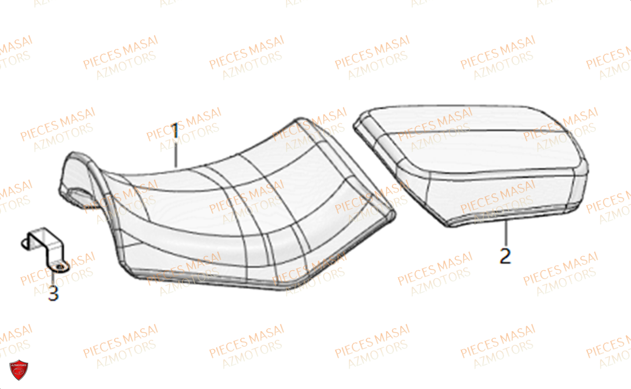 SELLE MASAI ADVENTURE 125