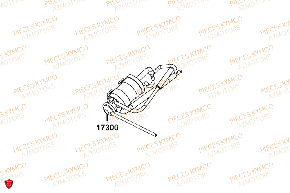 Reniflard KYMCO Pièces AGILITY S 125I CBS E5+ (TH25CE)