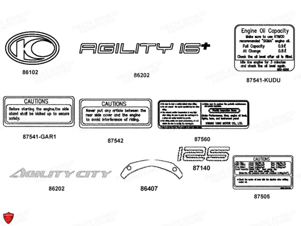 DECORS pour AGILITY 125I 16 E4