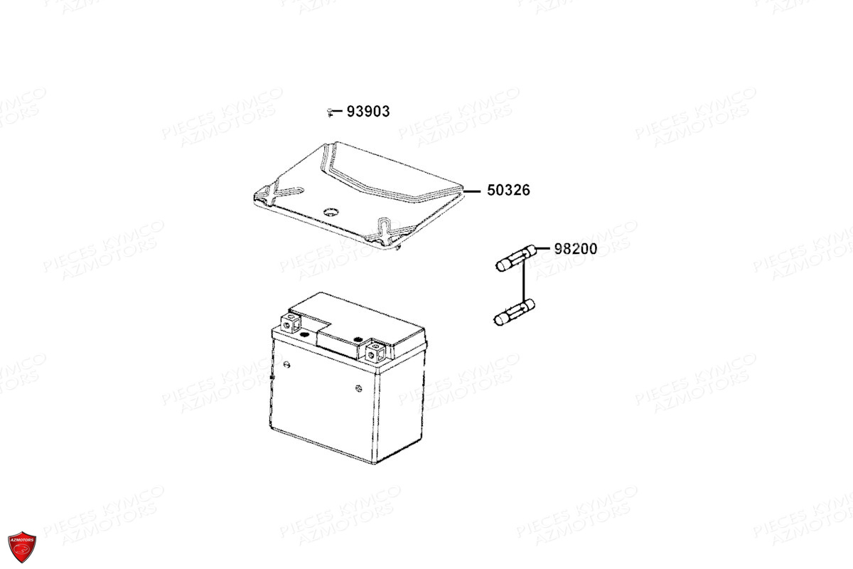 BATTERIE YTX7A-BS YUASA (ORIGINE) KYMCO pour BATTERIE de AGILITY 125 CARRY EURO 5