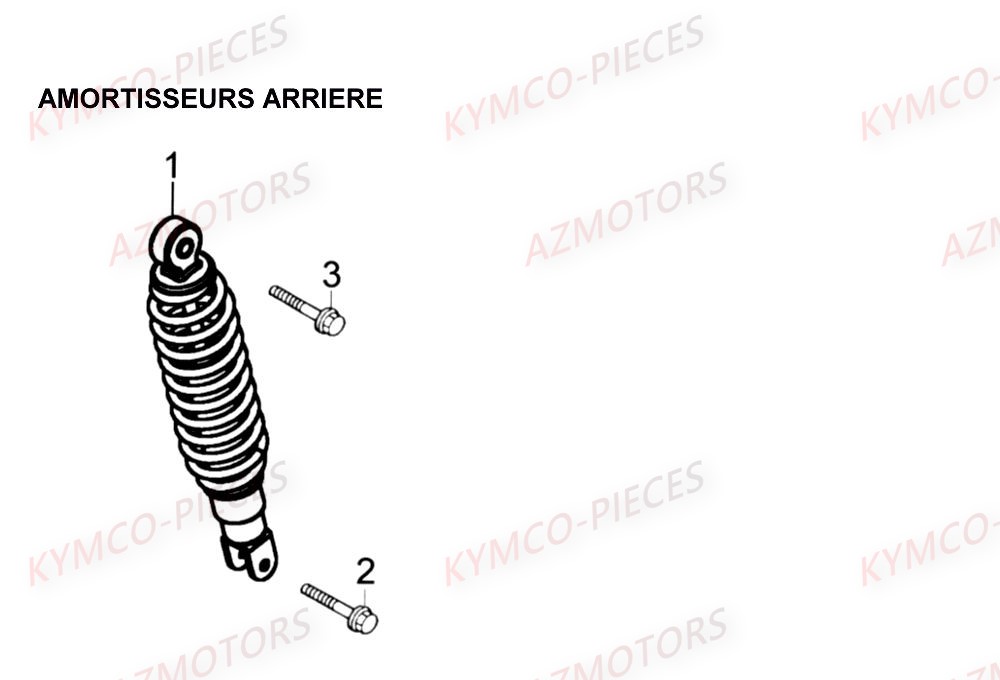 Amortisseur Arriere AZMOTORS 