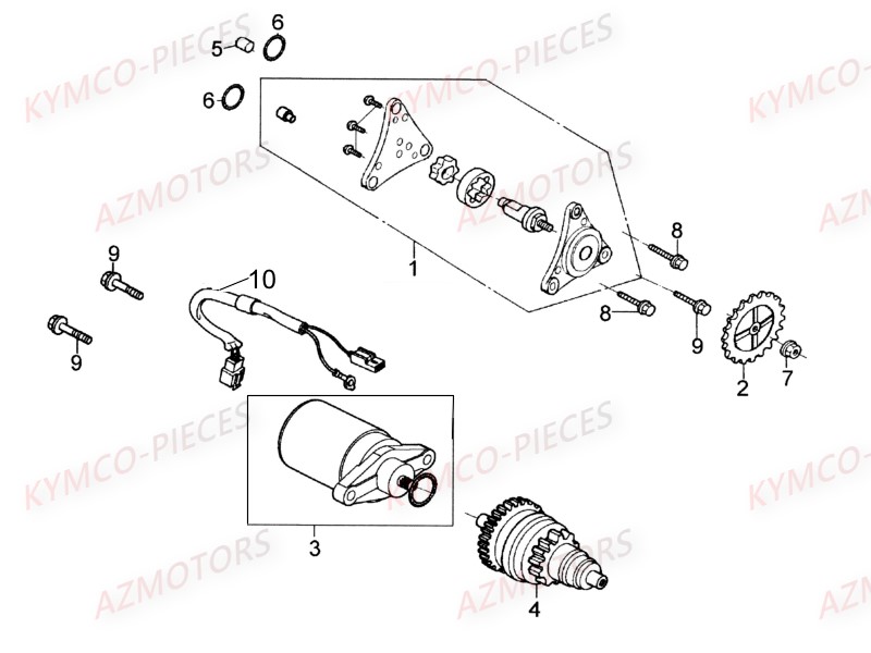Demarreur Pompe A Huile AZMOTORS 