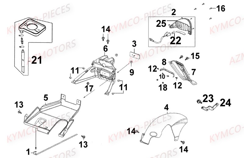 Feux Arrieres AZMOTORS 