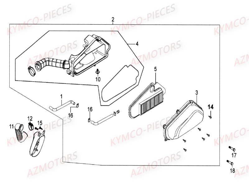 Filtre A Air AZMOTORS 