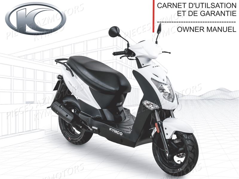 Manuel Utilisateur KYMCO Pièces AGILITY 50 12 4T EURO4 (KN10AE/KN10AB)