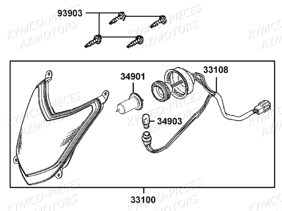 PHARES AZMOTORS AGILITY 50 4T E4
