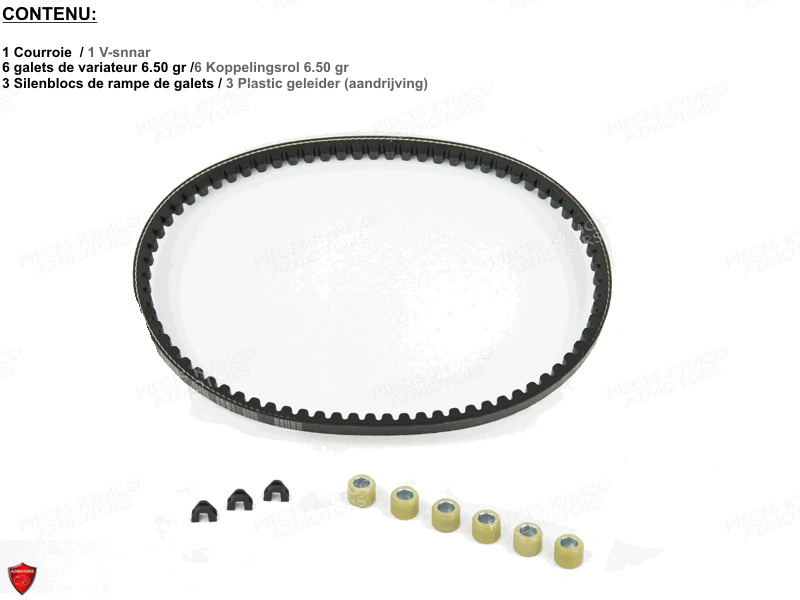 1 Set Entretien KYMCO Pièces AGILITY 50I DELIVERY 4T EURO4 (KN10BB)