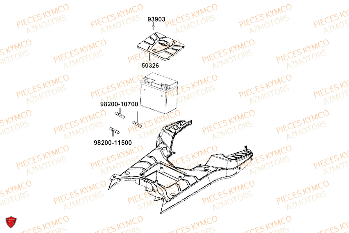 BATTERIE KYMCO AGILITY 50 RENOUVO E5