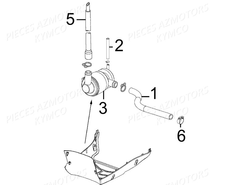 RENIFLARD pour AGILITY CARRY 125 E3