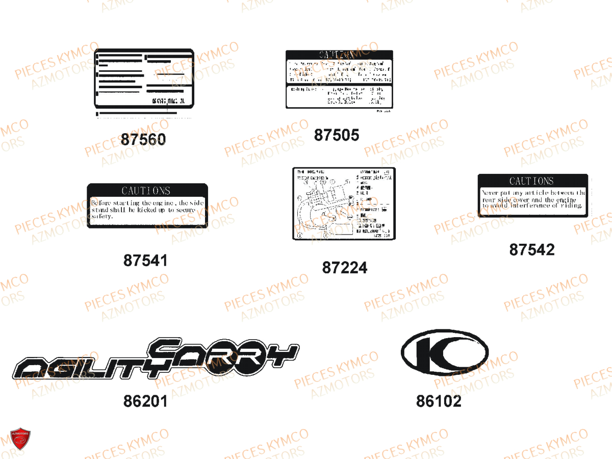 DECORS pour AGILITY CARRY 50 4T E2