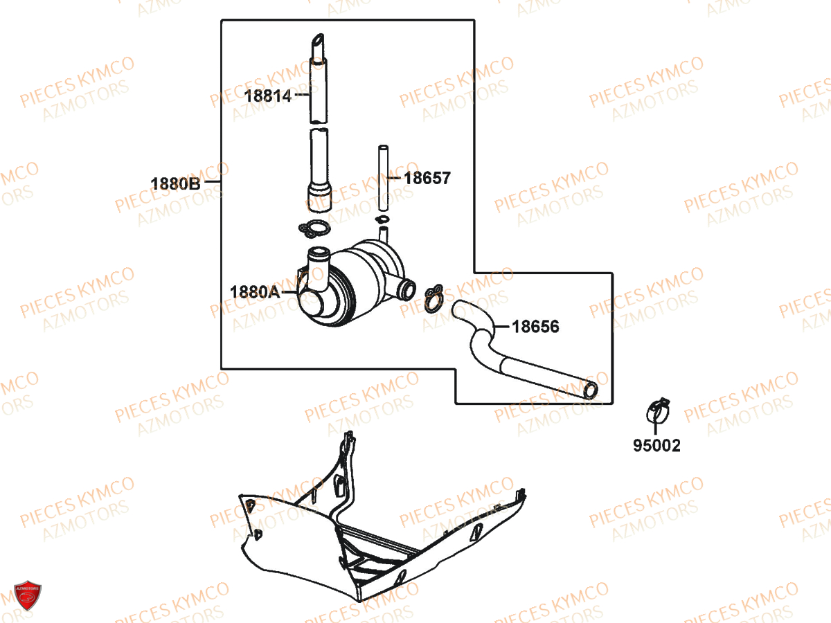 RENIFLARD pour AGILITY CARRY 50 4T E2