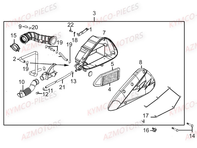 Boite A Air AZMOTORS 