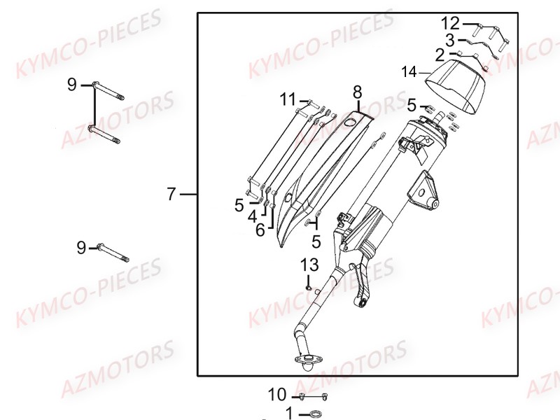 Echappement AZMOTORS 