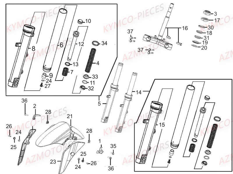 Fourche AZMOTORS 