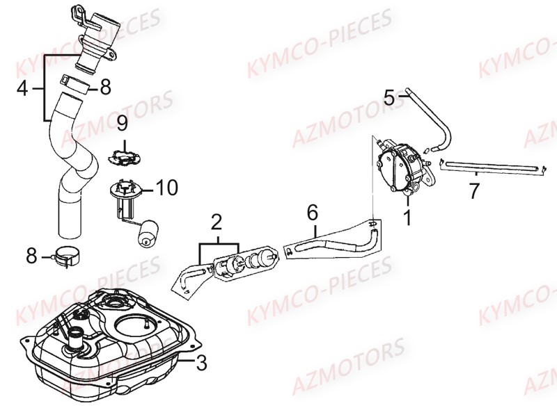 Reservoir A Carburant AZMOTORS 