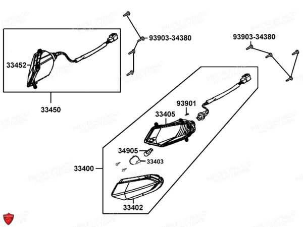 CLIGNOTANTS pour AGILITY CITY 125 4T E3