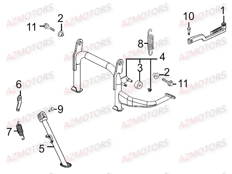Bequilles AZMOTORS 